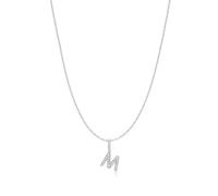 ANIA HAIE - NECKLACE - STARLIT DROPS - Letter "M" Initial - silber