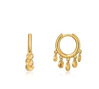 Ania Haie Ania Haie Damen-Creole Mini Disc Huggie 925er Silber gold