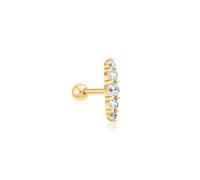 ANIA HAIE - SINGLE EARRING - BAR BARBELL - gold