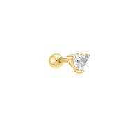 ANIA HAIE - SINGLE EARRING - HEART BARBELL - gold