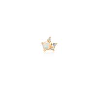 ANIA HAIE - SINGLE EARRINGS - Kyoto Opal Sparkle Crown Barbell - gold