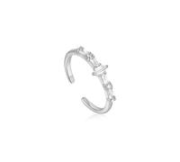 ANIA HAIE - SPARKLE MULTI STONE BAND RING - silber