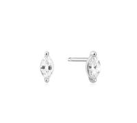 ANIA HAIE - STUD EARRINGS - Marquise Solitaire - silver