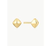 ANIA HAIE - STUD EARRINGS - Phyramid Glam Shield - shiny gold