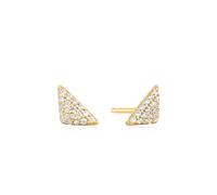 ANIA HAIE - STUD EARRINGS - Triangular Pavé - gold