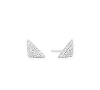 ANIA HAIE - STUD EARRINGS - Triangular Pavé - silver