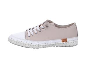 ANILINA SCHNUERSCHUH STONE/WEISS - Gr. - 38