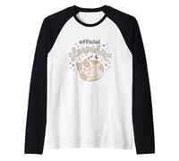 Animal Lovers Offizielles Schlafshirt Niedliche schlafende Katze Pyjama Raglan