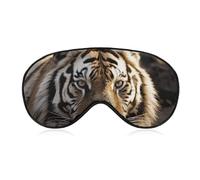 Animal Tiger Augenmaske für Damen & Herren, atmungsaktive & verstellbare Augenabdeckung, ultraweiche Schlafmaske, leichte Reise-Augenbinde für Flugzeug, Nickerchen, Nachtschlaf