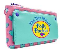 Animation The Tiny World of Polly P Herz-Muster Portemonnaie Clutch Münzfach & Kartenhalter, Rosa
