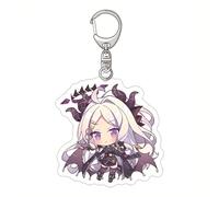 Anime Blue Archives Schlüsselanhänger Manga Figur Hina Cosplay Zubehör Schlüsselbund Blue Archives Acryl Anhänger Keychain Set (2)