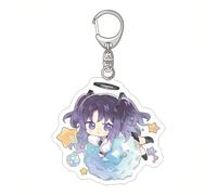 Anime Blue Archives Schlüsselanhänger Manga Figur Hina Cosplay Zubehör Schlüsselbund Blue Archives Acryl Anhänger Keychain Set (4)