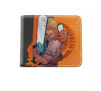 Anime Chainsaw Man Geldbörse, PU Leder Geldbörse, 3D Cartoon Charaktere Denji, Power, MAKIMA Drucken Brieftasche für Teenager Jungen Mädchen Anime Fans Xmas Girfts, Type 8, 11.5x9.5x2cm, Casual