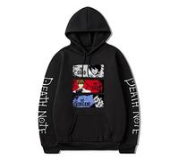 Anime Death Note Hoodie Pullover Ryuk L·Lawliet Cosplay Kostüm Lange Ärmel Casual Sweatshirts Pullover für Herren Damen