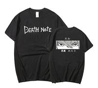 Anime Death Note T-Shirt - Death Note Yagami Light Fashion Shirt - Death Note Kurzarm T-Shirt