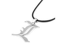 Anime Death Note Zeichen Halsketten Dekoration Buchstabe L Anhänger Halskette für Frauen Männer Cosplay Schmuck Accessoires Geschenk