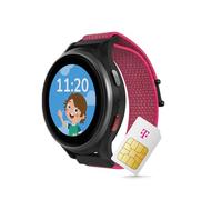 ANIO 6 Smartwatch für Kinder, GPS und Telefonfunktion, Dt. Hersteller, Datenschutz und -Telefonsupport, Lange AKKU-Laufzeit, SOS, Telekom SIM-Karte 30€ Amazon-Gutschein nach Registrierung (Hibiscus)