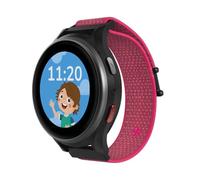 ANIO 6 wasserdichte Kinder-Smartwatch - mit GPS Tracker & SIM, Anrufe, Nachrichten, SOS, Schulmodus, Schrittzähler - ohne SIM-Karte, Hibiscus