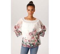 Aniston Bluse in Creme - Größe 42 | Damen Blusen