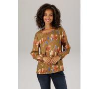 Aniston Bluse in Hellbraun - Größe 38 | Damen Blusen