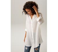 Aniston CASUAL in trendiger Musselin-Qualität (55496233-42) wollweiß