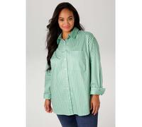 Aniston Hemd in Grün - Größe 48 | Damen Blusen