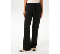 Jogginghose ANISTON CASUAL, Damen, Gr. 36, N-Gr, schwarz, Jersey, Obermaterial: 49% Modal, 46% Polyester, 5% Elasthan, unifarben, lässig geschnitten lang, Hosen Jogginghose, aus super weicher, elastis