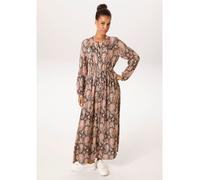 Maxikleid ANISTON CASUAL, Damen, Gr. 42, N-Gr, schwarz, malve, orange, grün, beige, wollweiß, gelb, braun, Web, Obermaterial: 100% Viskose, Paisley, bedruckt, gemustert, figurumspielend knöchelfrei, R