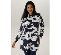 Aniston Longbluse in Dunkelblau - Größe 40 | Damen Blusen