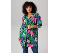 Aniston Longbluse in Grün - Größe 44 | Damen Blusen