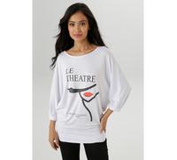 Aniston Longsleeve in Weiß - Größe 40 | Damen Tops