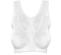 Anita 2er Pack Entlastungs BH ohne Bügel Mylena 5419 Gr. 90E in Weiss