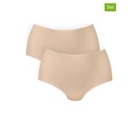 Anita 2er-Set: Taillenslips "Essential" in Beige - Größe SM | Damen Unterteile