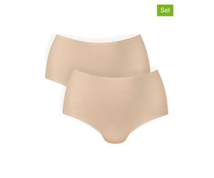 Anita 2er-Set: Taillenslips "Essential" in Beige - Größe SM | Damen Unterteile