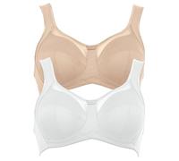 Entlastungs-BH ANITA "Komfort BH Clara", Damen, Gr. 100, Cup E, bunt (weiß beige), Obermaterial: 85% Polyamid PA. 15% Elasthan EL., BHs Entlastungs-BH (91138145-100) weiß beige