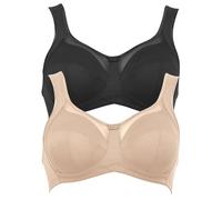 Entlastungs-BH ANITA "Komfort BH Clara", Damen, Gr. 110, Cup D, bunt (beige schwarz), Obermaterial: 85% Polyamid PA. 15% Elasthan EL., BHs Entlastungs-BH (92811536-110) beige schwarz