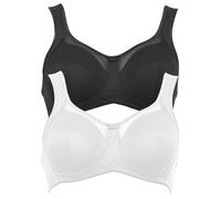 Entlastungs-BH ANITA "Komfort BH Clara", Damen, Gr. 75, Cup F, bunt (schwarz weiß), Obermaterial: 85% Polyamid PA. 15% Elasthan EL., BHs Entlastungs-BH (93086509-75) schwarz weiß