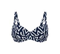 ANITA Damen Bikinioberteil Tribal Monotones dunkelblau | 40C