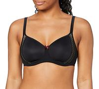 Schalen-BH ROSA FAIA "Fleur" Gr. 70, Cup E, schwarz Damen BHs ohne Bügel bequeme Softschale mit flacher, zarter Spitze umrahmt (50204161-70)