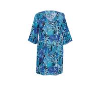 ANITA Damen Kleid Palmtree Garda blau | XL