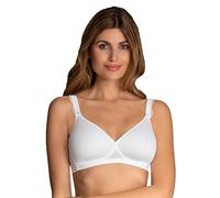 Soft-BH ROSA FAIA "Selma", Damen, Gr. 80, Cup F, weiß, Stoff, Obermaterial: 60% Polyester, 27% Polyamid, 13% Elasthan, normal, BHs Soft-BH, Spacer-Schale, ohne Bügel, mit Spitze, atmungsaktiv, schlich