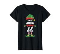 Anita Elf Weihnachts Tshirt Name Vorname Fun Lustig Spruch T-Shirt