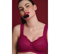 Entlastungs-BH ANITA SINCE 1886 "Orely", Damen, Gr. 100, Cup C, rot (cherry rot), Obermaterial: 93% Polyamid, 7% Elasthan, unifarben, BHs Entlastungs-BH, mit Spitze, dreigeteilte Cups, verstellbare Tr