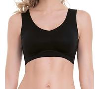 Bralette ANITA SINCE 1886 "Bralette Essentials mit Schale" Gr. XL, N-Gr, schwarz Damen BHs Bralettes vorgeformt mit herausnehmbarer Schale (40859748-XL)