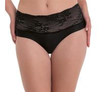 Anita Taillenslip Essential Lace High Waist – florale Spitze, Multistretch-Komfort – Schwarz Gr. S