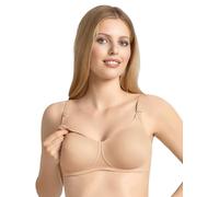Anita Maternity Damen Bügelloser Schwangerschafts-BH Still - BH Basic 5037, Einfarbig, Gr. 75E, Beige (Desert 753)