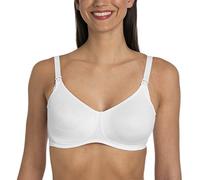 Anita Maternity Damen Bügelloser Schwangerschafts-BH Still - BH Basic 5037, Einfarbig, Gr. 80G, Weiß (Weiß 006)
