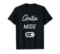 Anita-Modus: EIN Name Preisgünstiges Grafik-T-Shirt, Herren, Schwarz, S