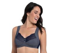 Entlastungs-BH ANITA SINCE 1886 "Orely", Damen, Gr. 95, Cup C, martitim blau, Obermaterial: 93% Polyamid, 7% Elasthan, unifarben, BHs Entlastungs-BH, mit Spitze, dreigeteilte Cups, verstellbare Träger