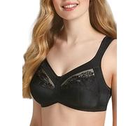 Anita BH Safina ohne Bügel Entlastungs-BH Mikrofaser Stickerei Damen Schwarz 80C